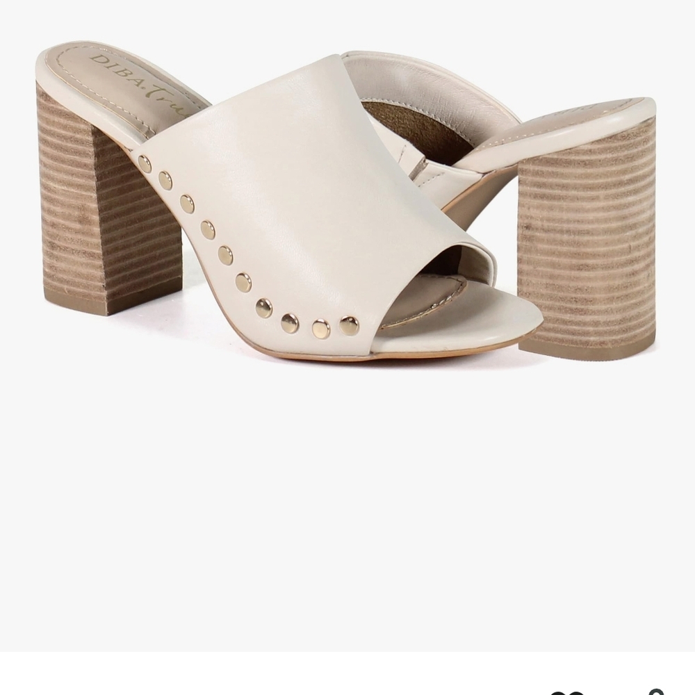NWOB Diba True Twin Crest Women's Heeled Mules Size: 9 - Picture 2 of 6